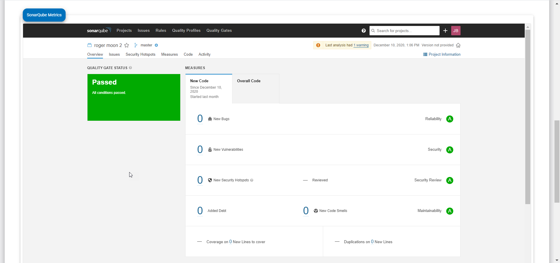 Continuous Assessment New Code