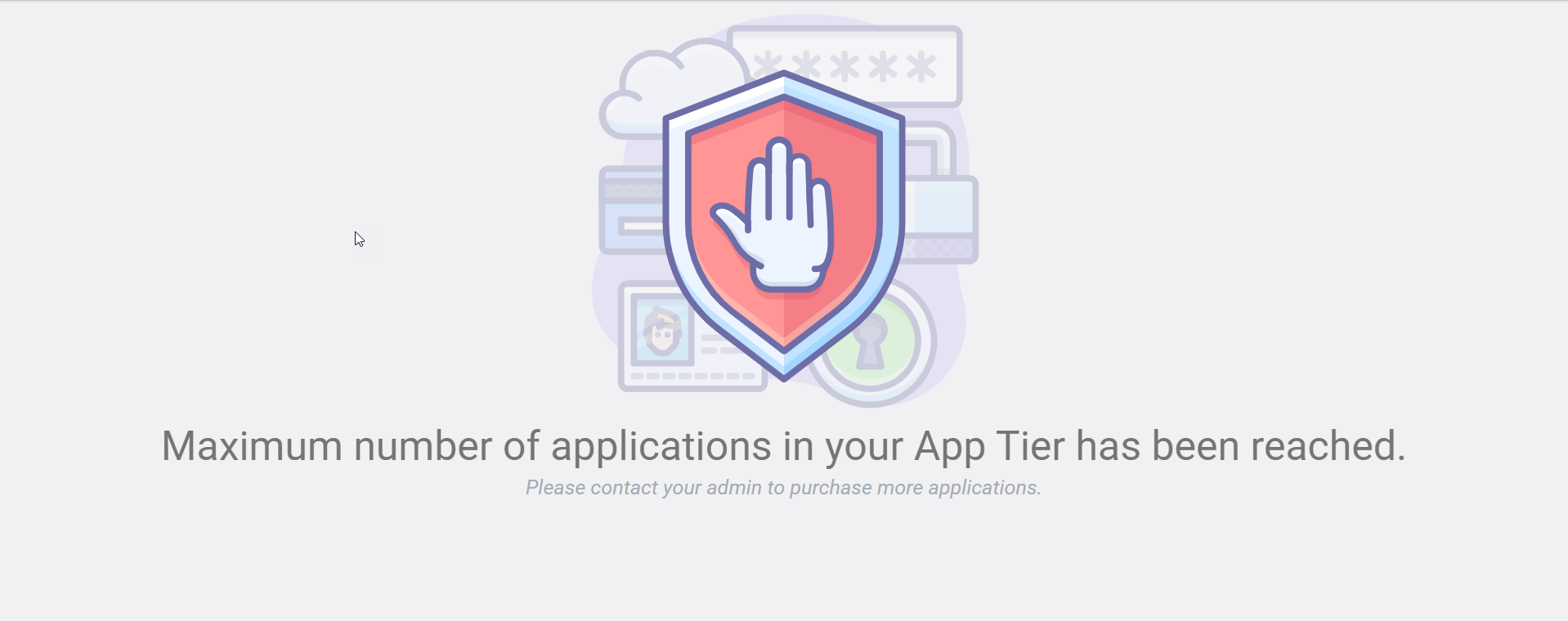 Max App Reached