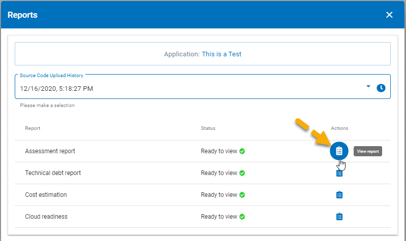 View Report Example